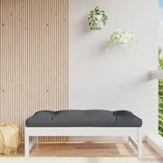 Voetenbank tuin 120x80 cm massief grenenhout wit