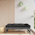 Voetenbank 120x80 cm massief grenenhout grijs