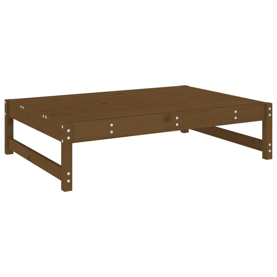 Tuinvoetenbank 20X80 Cm Massief Grenenhout Honingbruin Honingbruin grenenhout Voetensteun