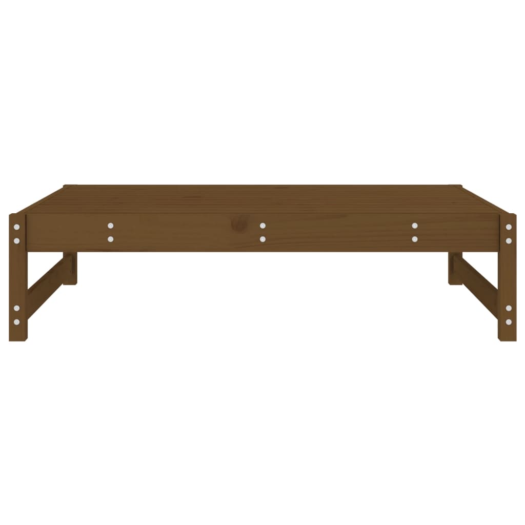 Tuinvoetenbank 20X80 Cm Massief Grenenhout Honingbruin Honingbruin grenenhout Voetensteun