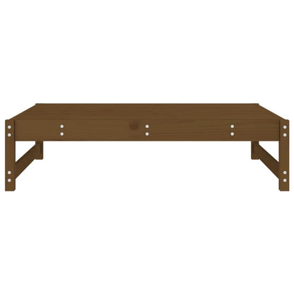 Tuinvoetenbank 20X80 Cm Massief Grenenhout Honingbruin Honingbruin grenenhout Voetensteun