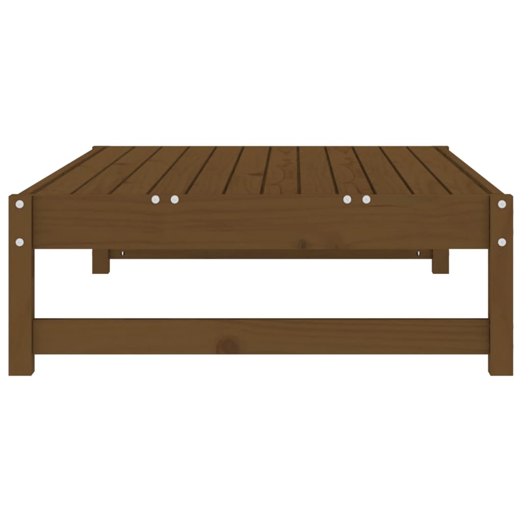 Tuinvoetenbank 20X80 Cm Massief Grenenhout Honingbruin Honingbruin grenenhout Voetensteun