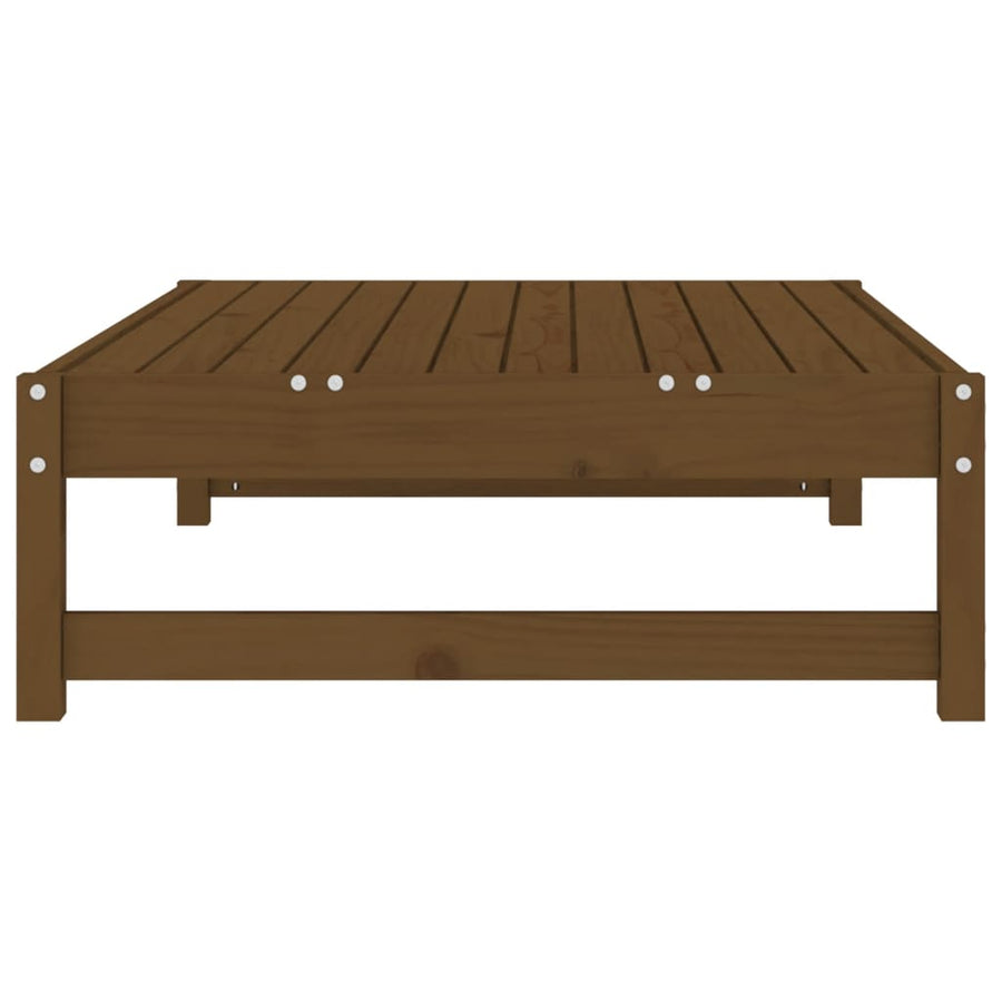 Tuinvoetenbank 20X80 Cm Massief Grenenhout Honingbruin Honingbruin grenenhout Voetensteun
