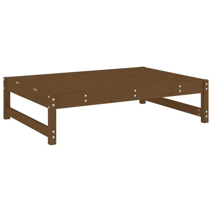 Tuinvoetenbank 20X80 Cm Massief Grenenhout Honingbruin Honingbruin grenenhout Voetensteun