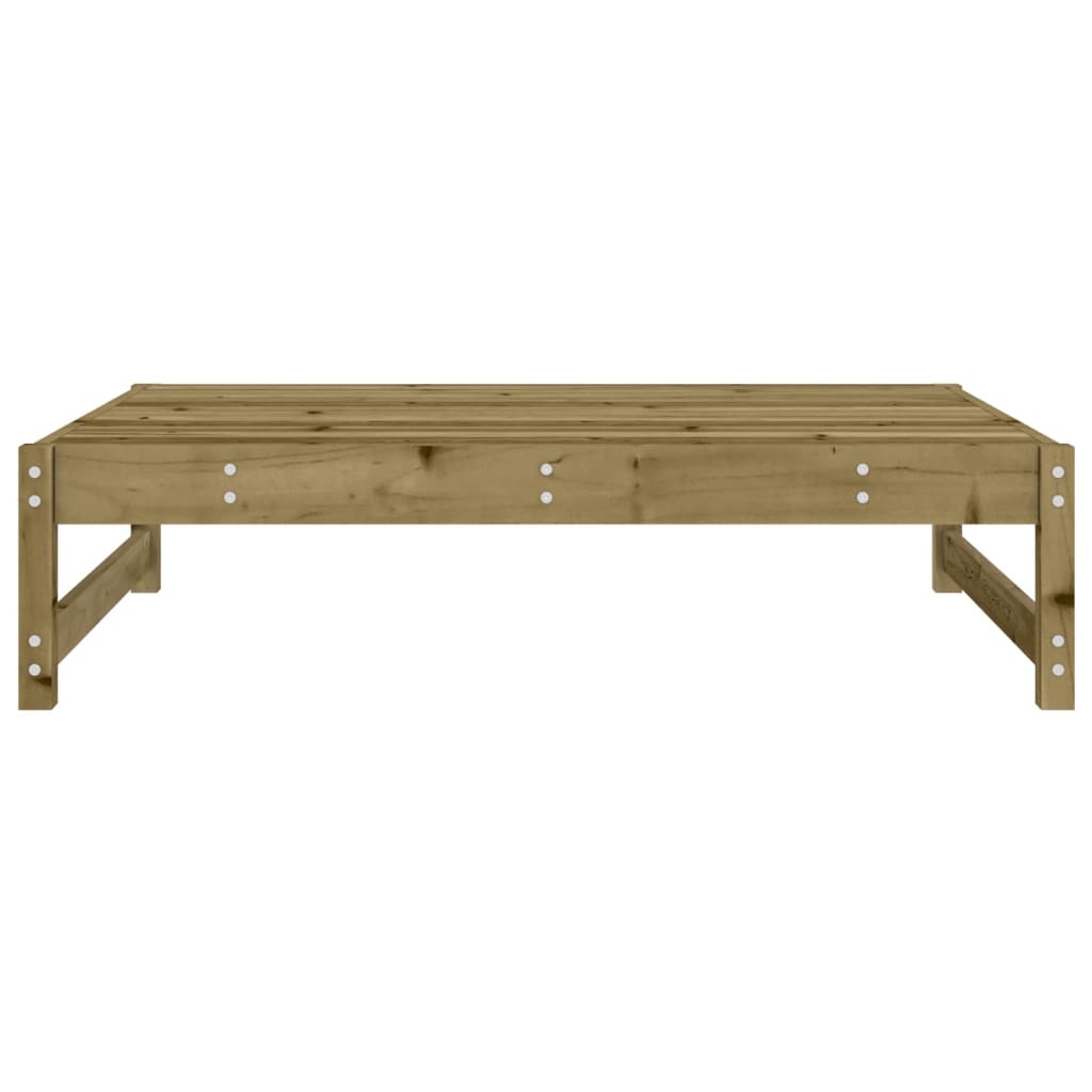 Tuinvoetenbank 20X80 Cm Geïmpregneerd Grenenhout Naturel geïmpregneerd Voetensteun