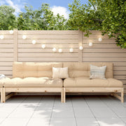 Garden Centre Benches 2 pcs 120x80 cm Solid Pine