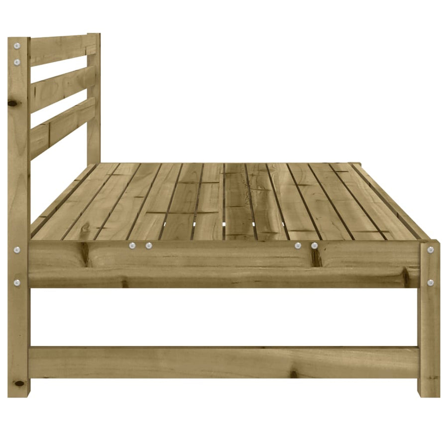 Tuinmiddenbanken 2 St 20X80 Cm Geïmpregneerd Grenenhout Naturel geïmpregneerd Middenbank (2 st)