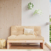 Tuinmiddenbank 120x95x69 cm massief grenenhout