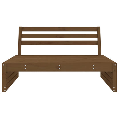 Tuin 20X80 Cm Massief Grenenhout Honingbruin Honingbruin grenenhout Middenbank