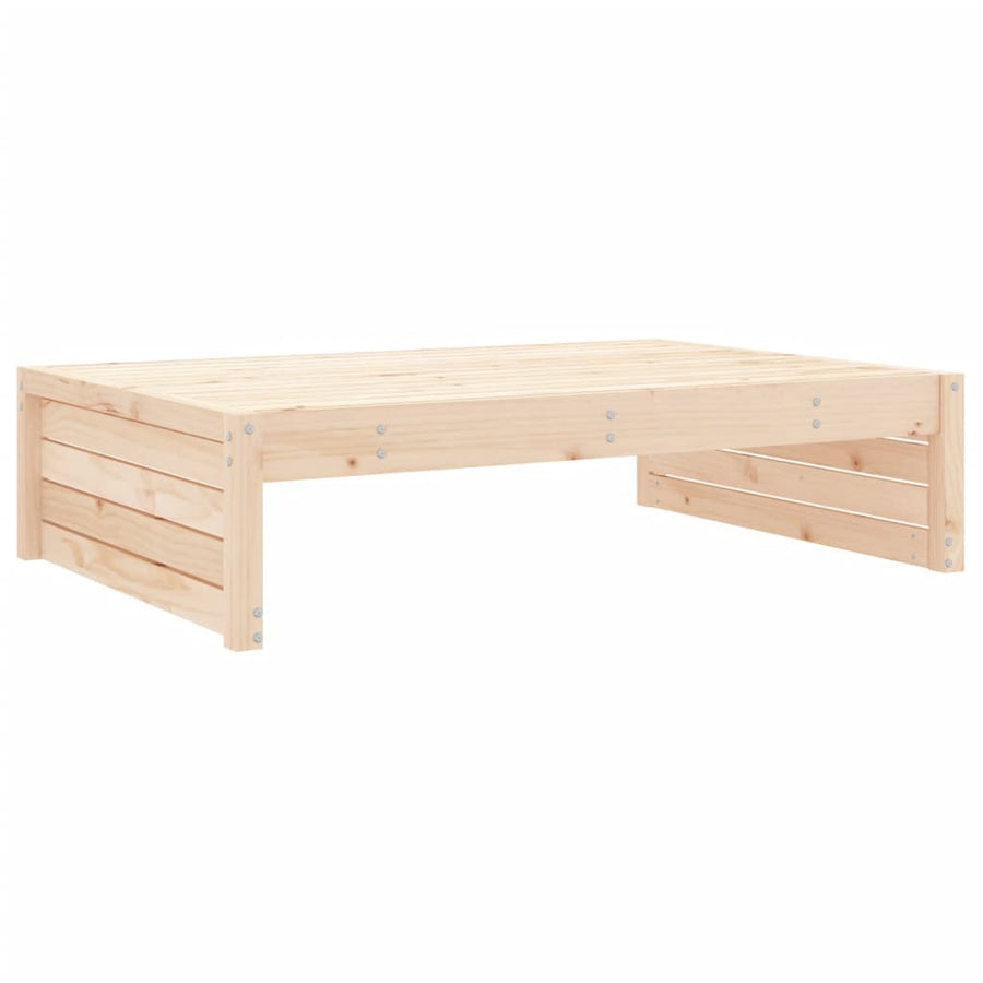 Tuinvoetenbank 20X80 Cm Massief Grenenhout Natuurlijk grenenhout Voetensteun