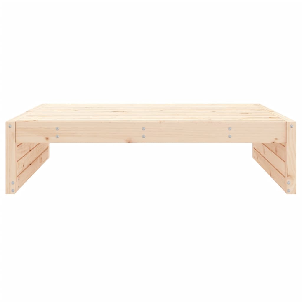 Tuinvoetenbank 20X80 Cm Massief Grenenhout Natuurlijk grenenhout Voetensteun