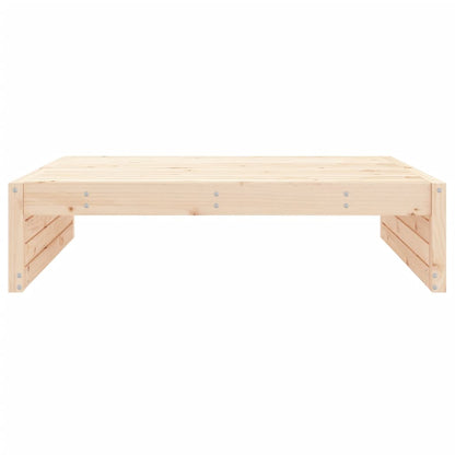 Tuinvoetenbank 20X80 Cm Massief Grenenhout Natuurlijk grenenhout Voetensteun