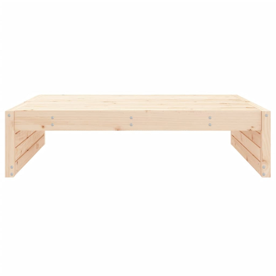 Tuinvoetenbank 20X80 Cm Massief Grenenhout Natuurlijk grenenhout Voetensteun