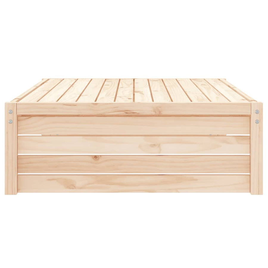 Tuinvoetenbank 20X80 Cm Massief Grenenhout Natuurlijk grenenhout Voetensteun
