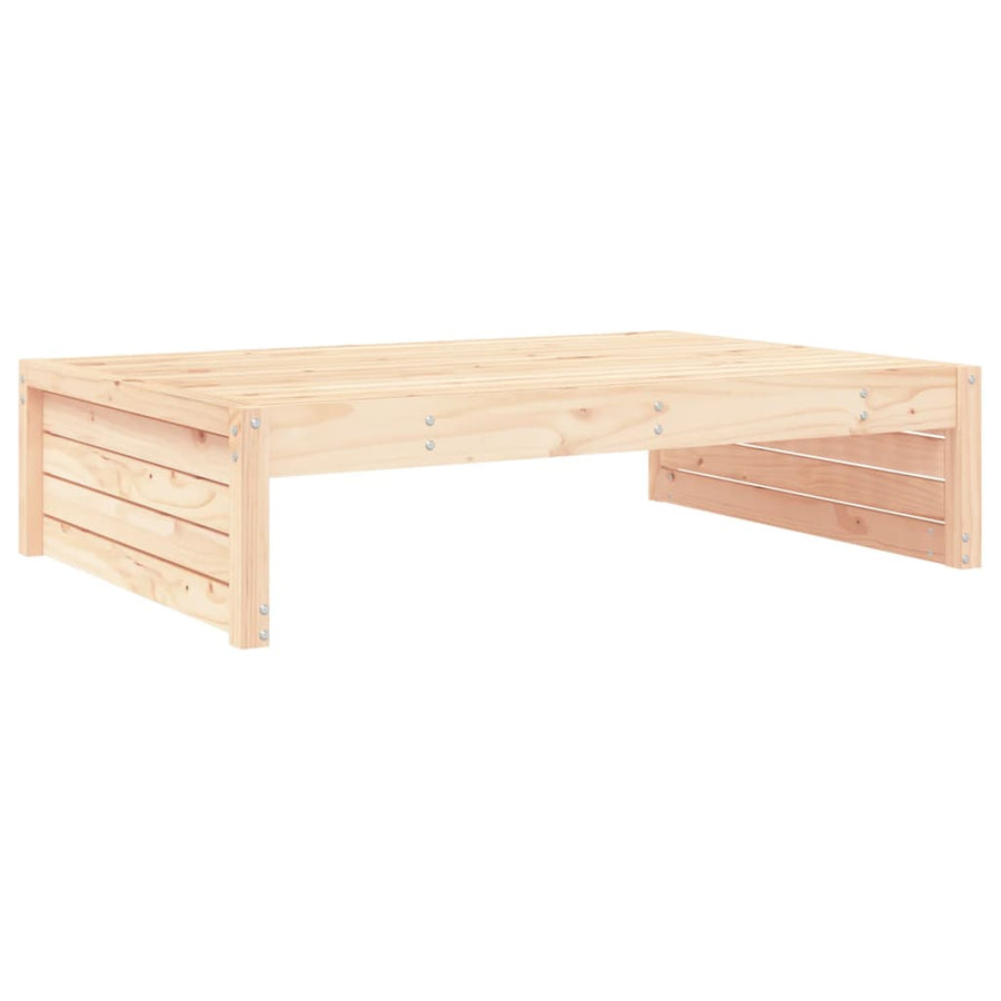 Tuinvoetenbank 20X80 Cm Massief Grenenhout Natuurlijk grenenhout Voetensteun