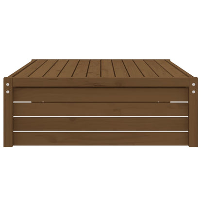 Tuinvoetenbank 20X80 Cm Massief Grenenhout Honingbruin Honingbruin grenenhout Voetensteun