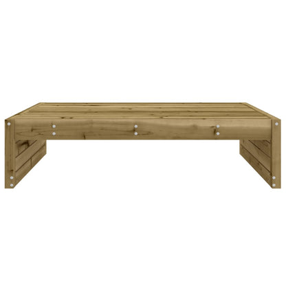 Tuinvoetenbank 20X80 Cm Geïmpregneerd Grenenhout Naturel geïmpregneerd Voetensteun