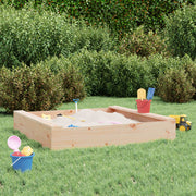 Zandbak 111x111x20 cm massief grenenhout