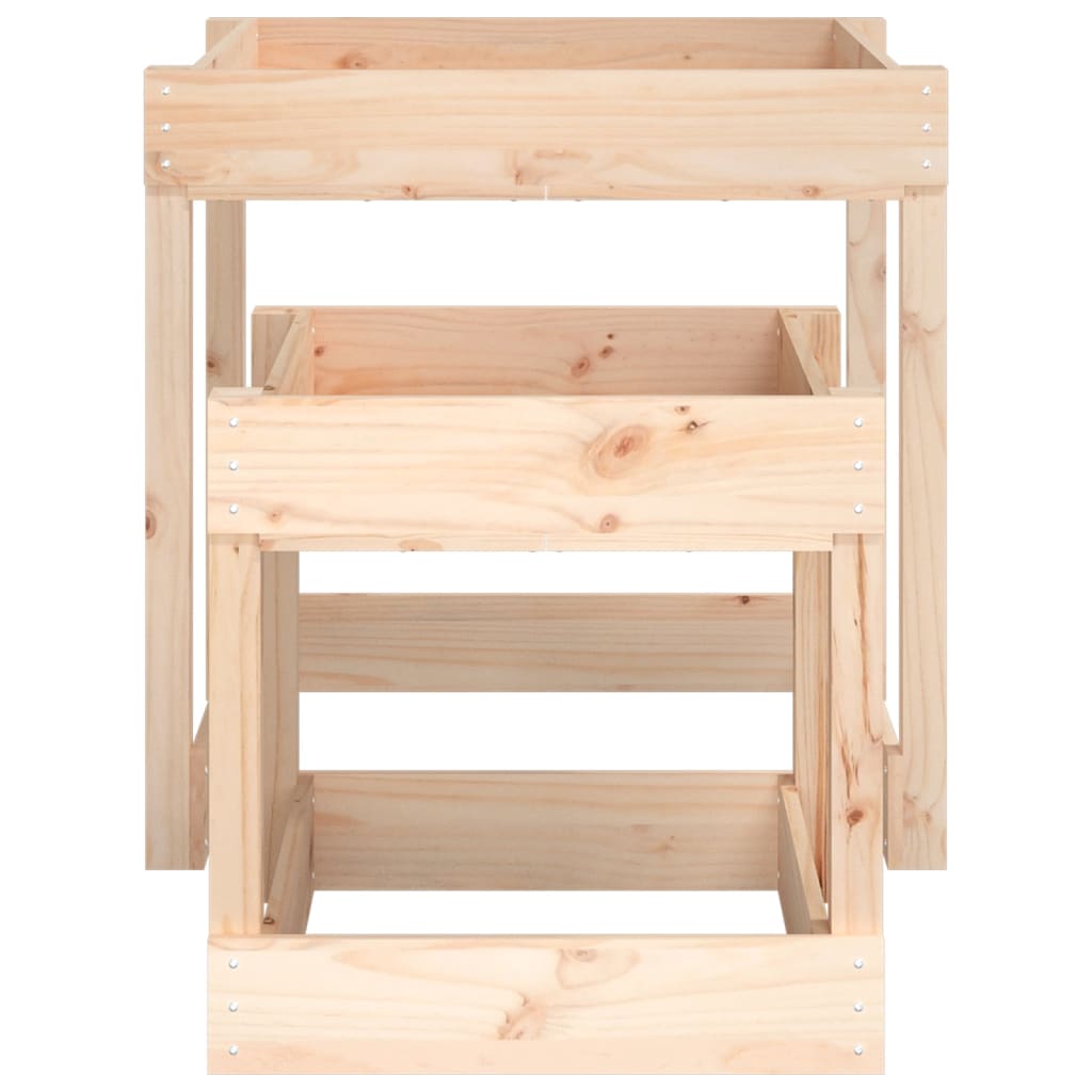 Zandtafels 2 Stuks Massief Grenenhout