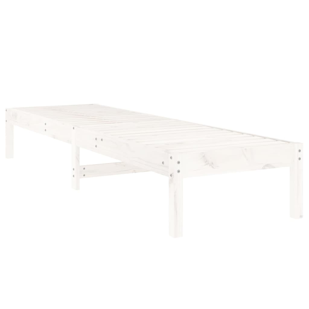 Ligstoelen 199,5X60X74 Cm Massief Grenenhout Wit 2 Wit grenenhout