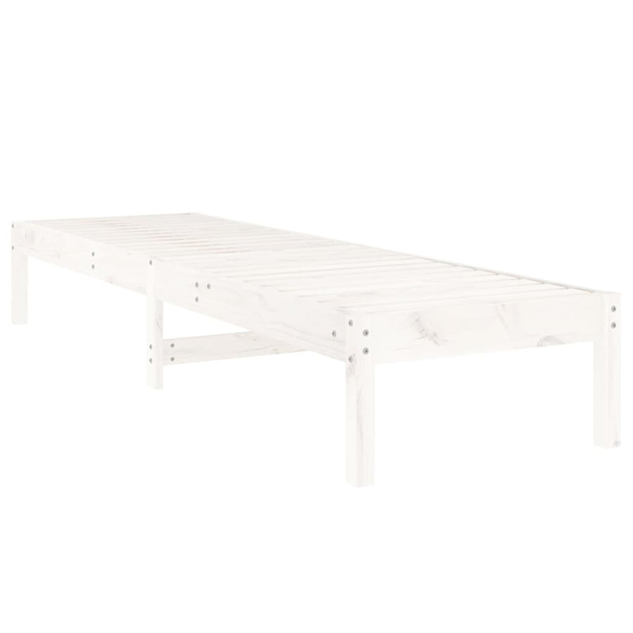 Ligstoelen 199,5X60X74 Cm Massief Grenenhout Wit 2 Wit grenenhout