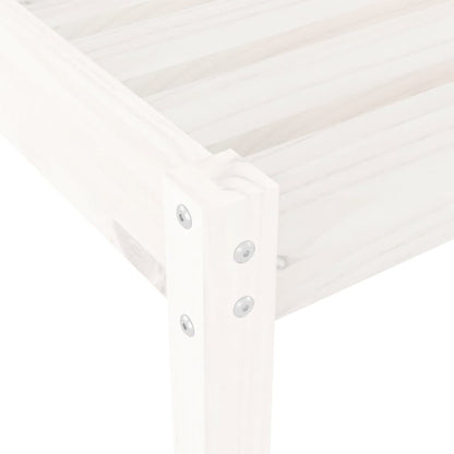 Ligstoelen 199,5X60X74 Cm Massief Grenenhout Wit 2 Wit grenenhout