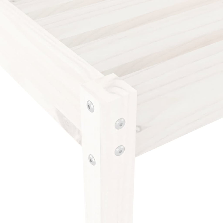 Ligstoelen 199,5X60X74 Cm Massief Grenenhout Wit 2 Wit grenenhout
