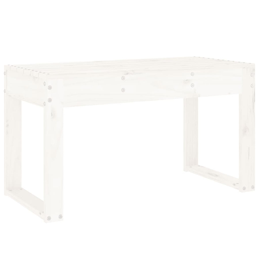 Tuinbank Massief Grenenhout Wit 80 x 38 x 45 cm Wit grenenhout