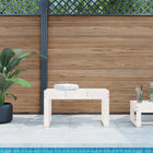 Garden bench 80x38x45 cm solid pine wood white