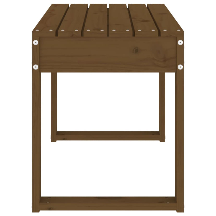 Tuinbank Massief Grenenhout Honingbruin 80 x 38 x 45 cm Honingbruin grenenhout