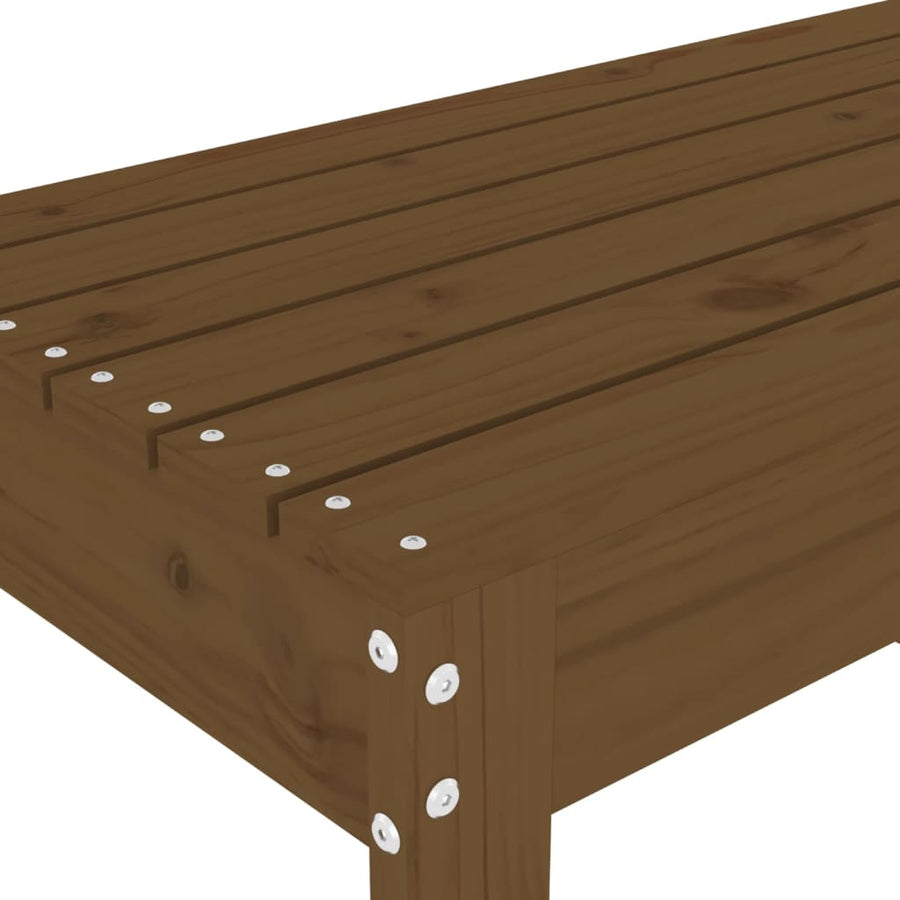 Tuinbank Massief Grenenhout Honingbruin 80 x 38 x 45 cm Honingbruin grenenhout