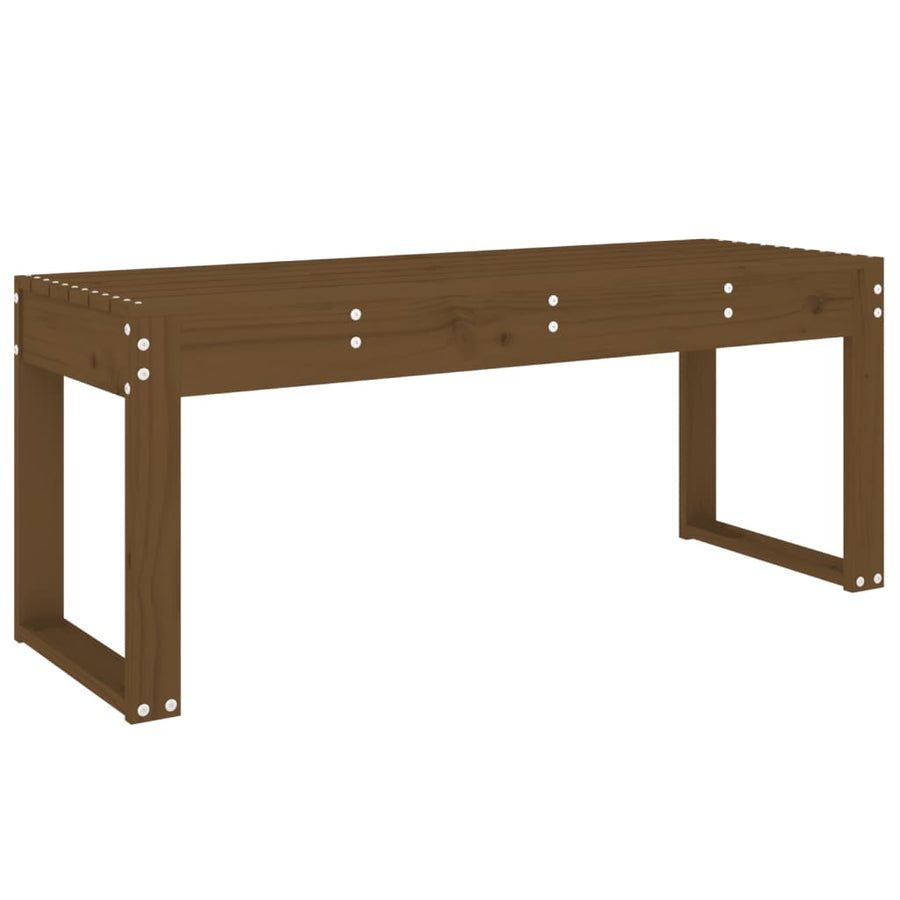 Tuinbank Massief Grenenhout Honingbruin 110 x 38 x 45 cm Honingbruin grenenhout