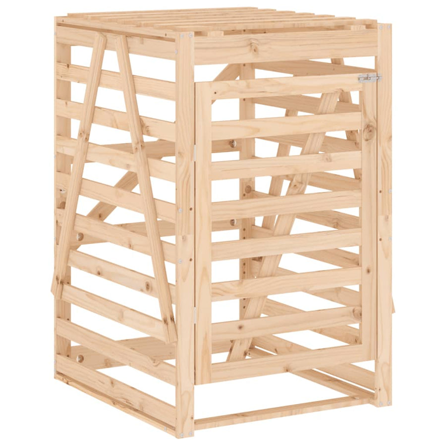 Containerberging 84X90X128,5 Cm Massief Grenenhout 84 x 90 x 128.5 cm Natuurlijk grenenhout