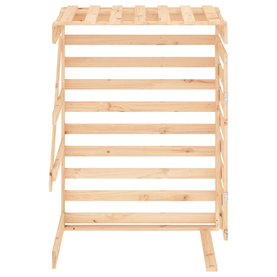 Containerberging Verlengstuk Massief Grenenhout 78 x 91.5 x 128.5 cm Natuurlijk grenenhout