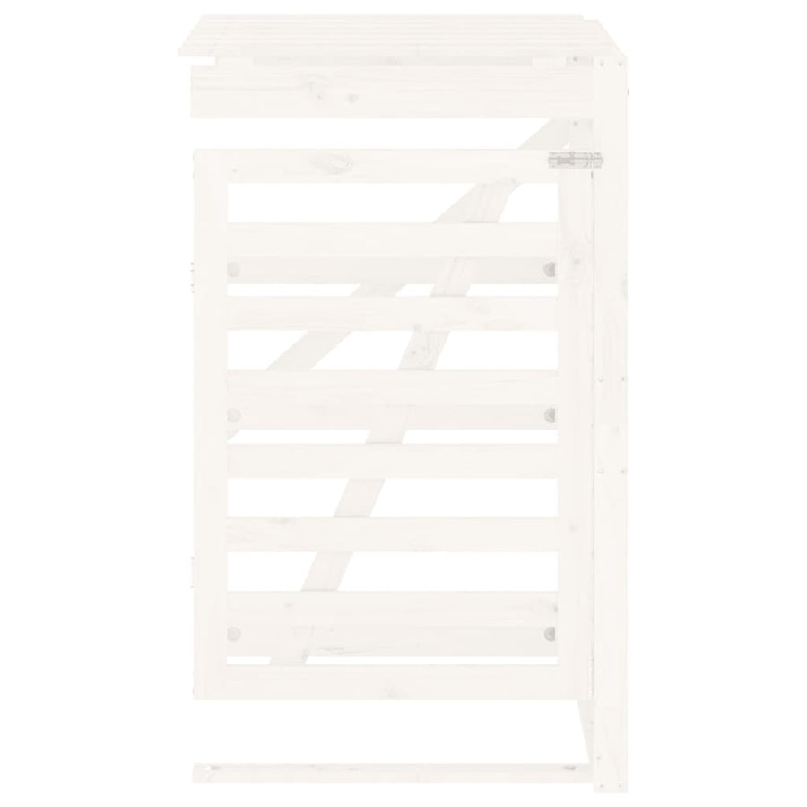 Containerberging Verlengstuk Massief Grenenhout Wit 78 x 91.5 x 128.5 cm Wit grenenhout