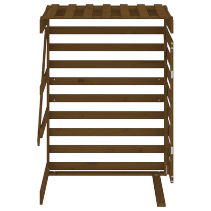 Containerberging Verlengstuk Massief Grenenhout Honingbruin 78 x 91.5 x 128.5 cm Honingbruin grenenhout