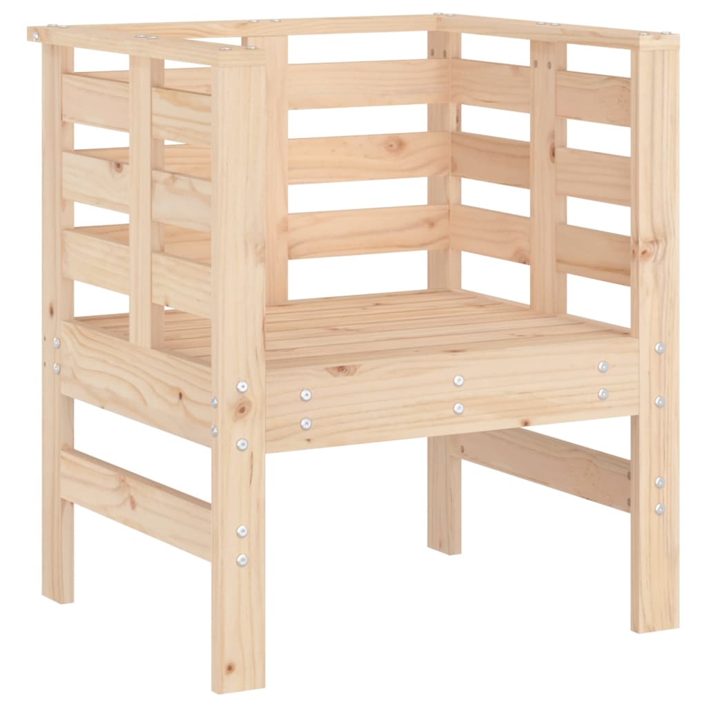 Tuinstoelen 61,5X53X71 Cm Massief Grenenhout Natuurlijk grenenhout