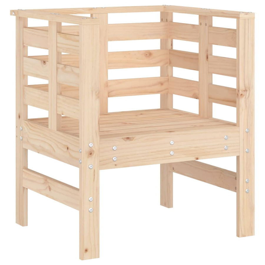 Tuinstoelen 61,5X53X71 Cm Massief Grenenhout Natuurlijk grenenhout
