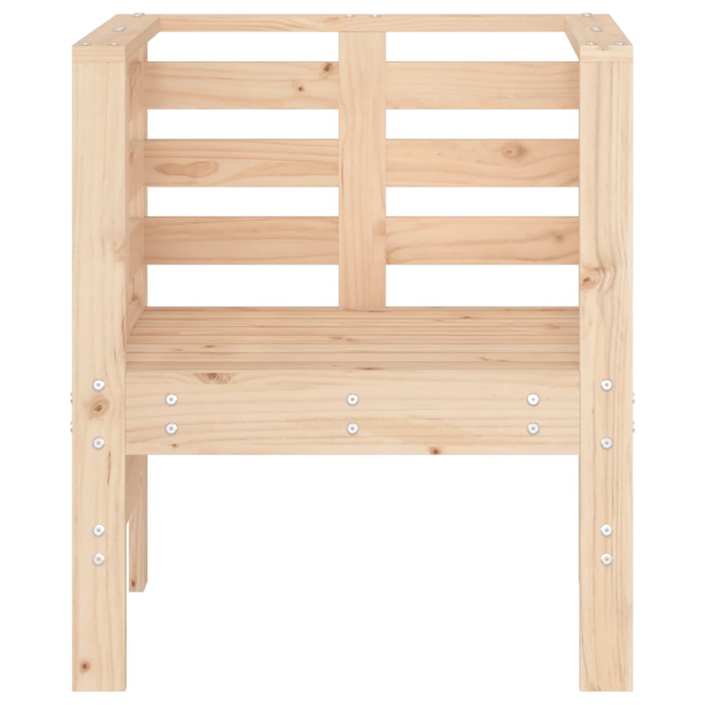 Tuinstoelen 61,5X53X71 Cm Massief Grenenhout Natuurlijk grenenhout