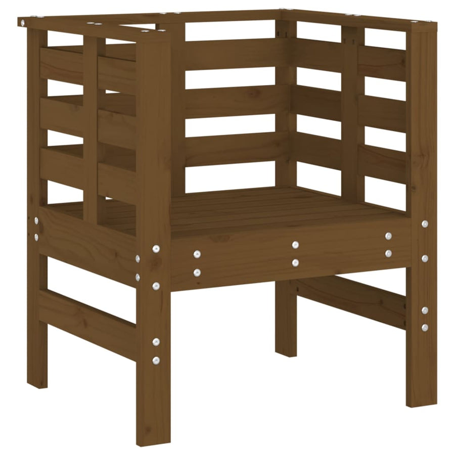 Tuinstoelen 61,5X53X71 Cm Massief Grenenhout Honingbruin Honingbruin grenenhout
