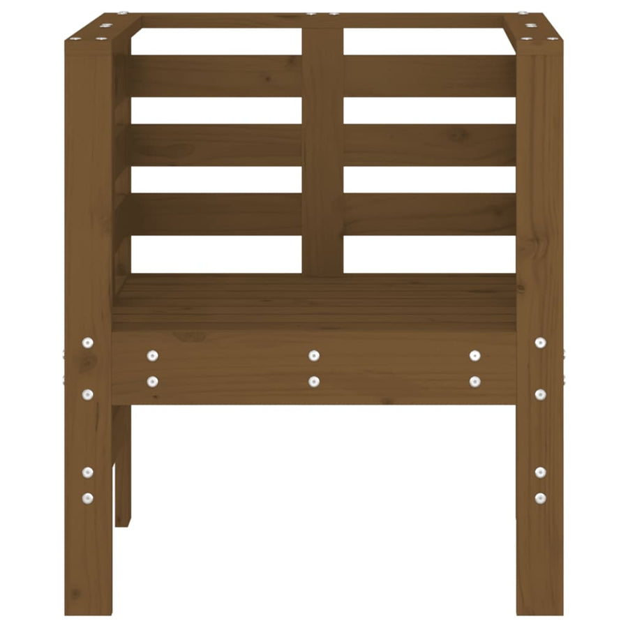 Tuinstoelen 61,5X53X71 Cm Massief Grenenhout Honingbruin Honingbruin grenenhout