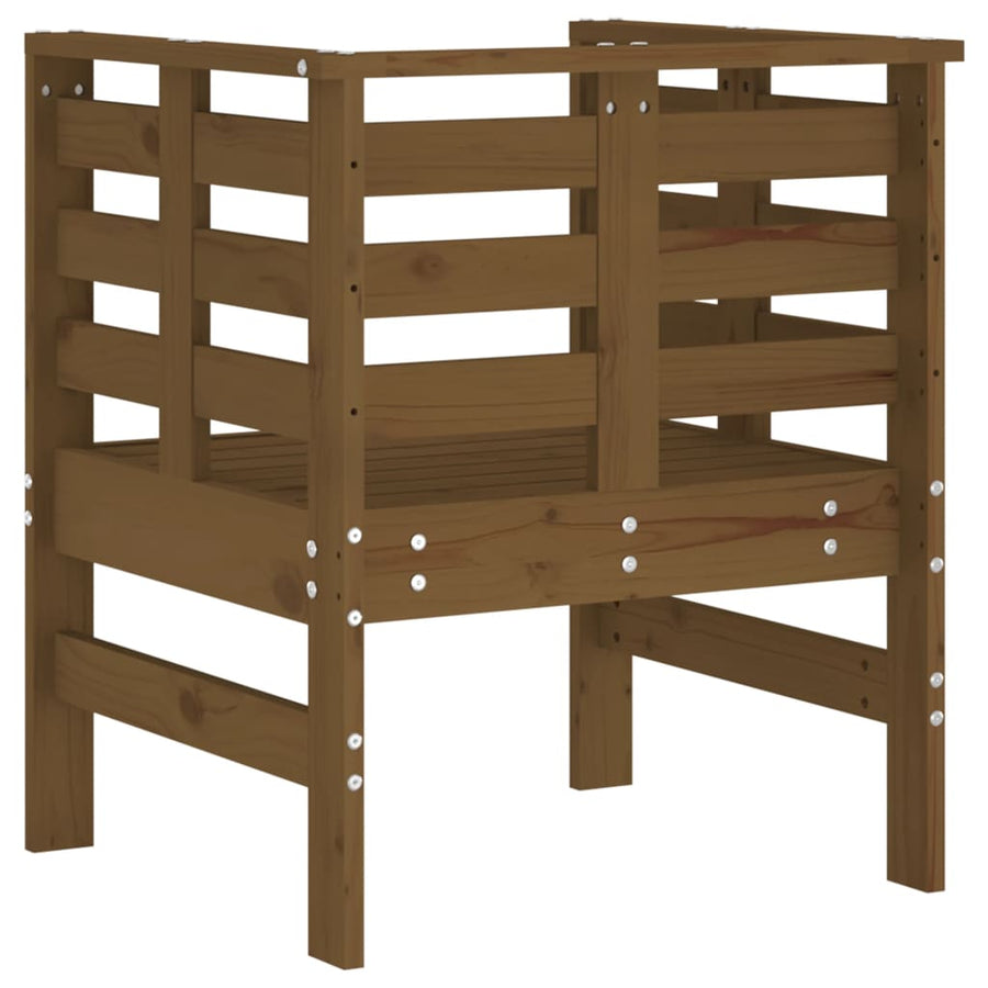 Tuinstoelen 61,5X53X71 Cm Massief Grenenhout Honingbruin Honingbruin grenenhout