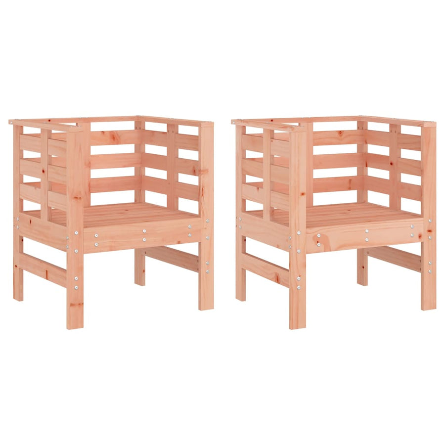 Tuinstoelen 61,5X53X71 Cm Massief Douglashout Natuurlijk douglashout