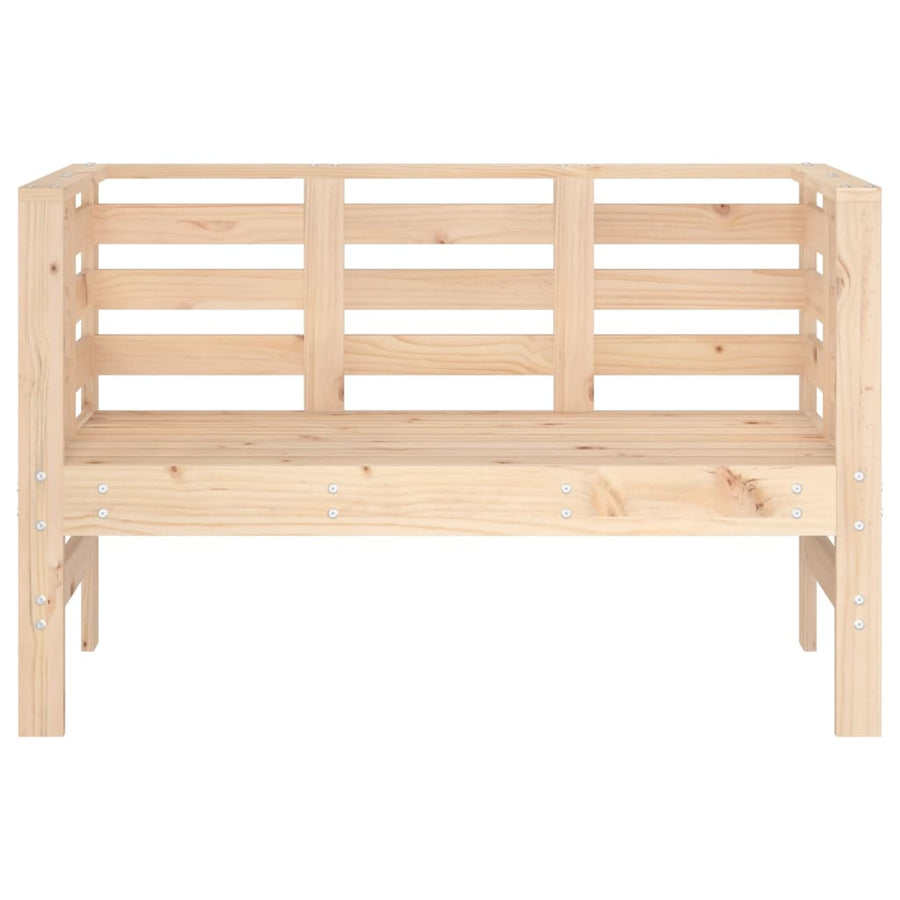 Tuinbankje ,5X53X7 Cm Massief Grenenhout Natuurlijk grenenhout