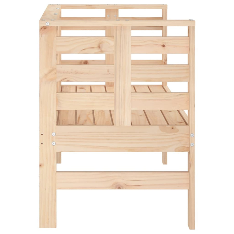 Tuinbankje ,5X53X7 Cm Massief Grenenhout Natuurlijk grenenhout