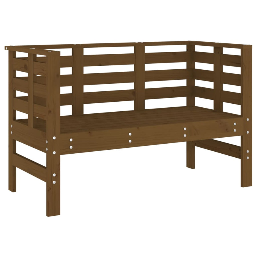 Tuinbankje ,5X53X7 Cm Massief Grenenhout Honingbruin Honingbruin grenenhout