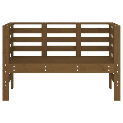 Tuinbankje ,5X53X7 Cm Massief Grenenhout Honingbruin Honingbruin grenenhout