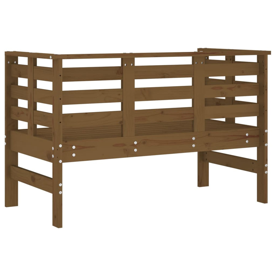 Tuinbankje ,5X53X7 Cm Massief Grenenhout Honingbruin Honingbruin grenenhout