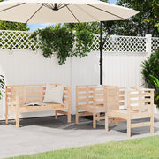 Loungeset 3-delig massief grenenhout