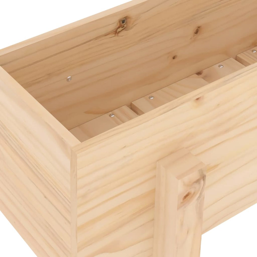 Plantenbak 62X30X38 Cm Massief Grenenhout